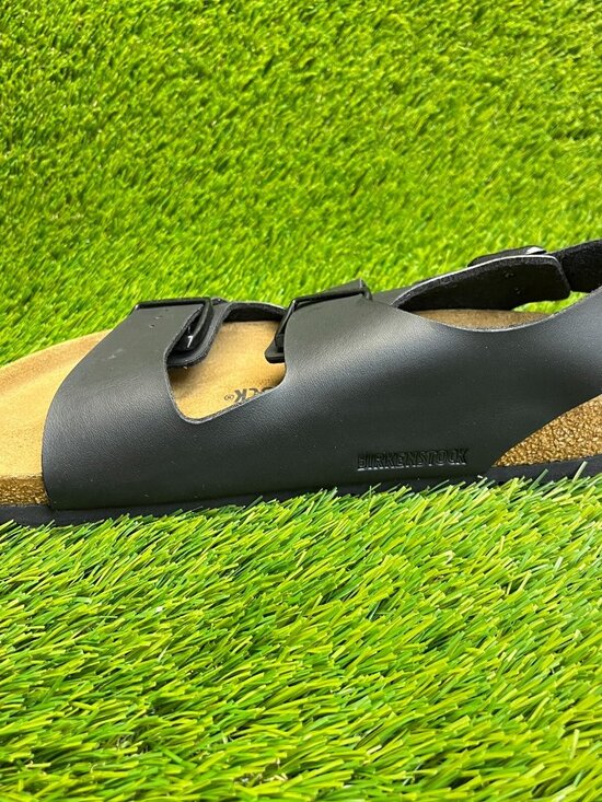 Birkenstock Milano Mens Size 8 Black Brown Beach Classic Outdoor Comfort Sandals main image 4